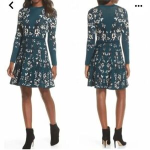 Eliza J Fit And Flare Sweater Dress Size PXL